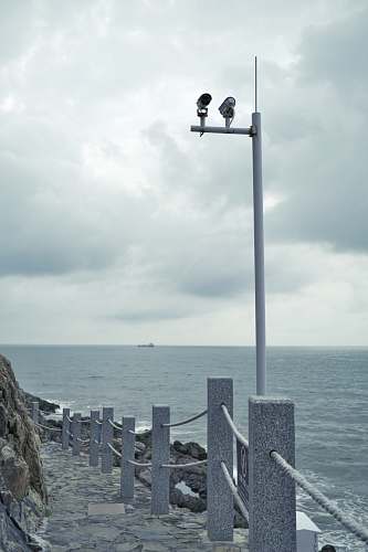lamp post  white